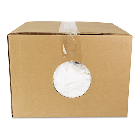 Hospeco New Bleached White T-Shirt Rags, 25 Pounds/Bag 455-25